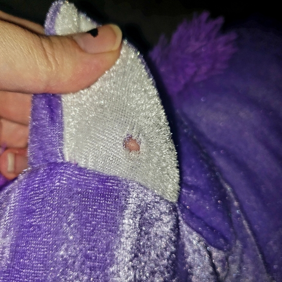Purple unicorn stuffed animal plush - Picture 5 of 6
